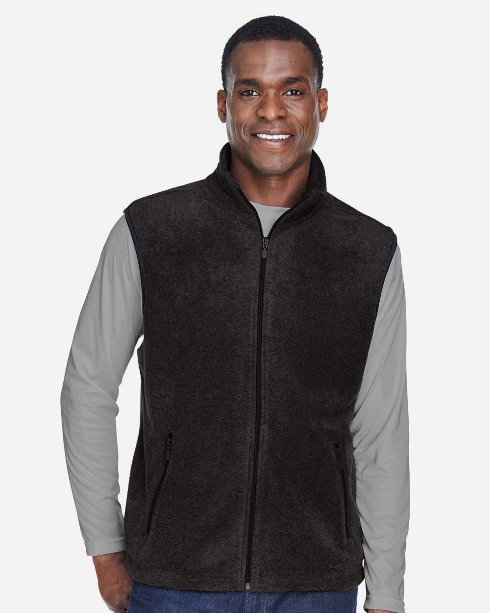 Unisex Fleece Full-Zip Vest - M985 65
