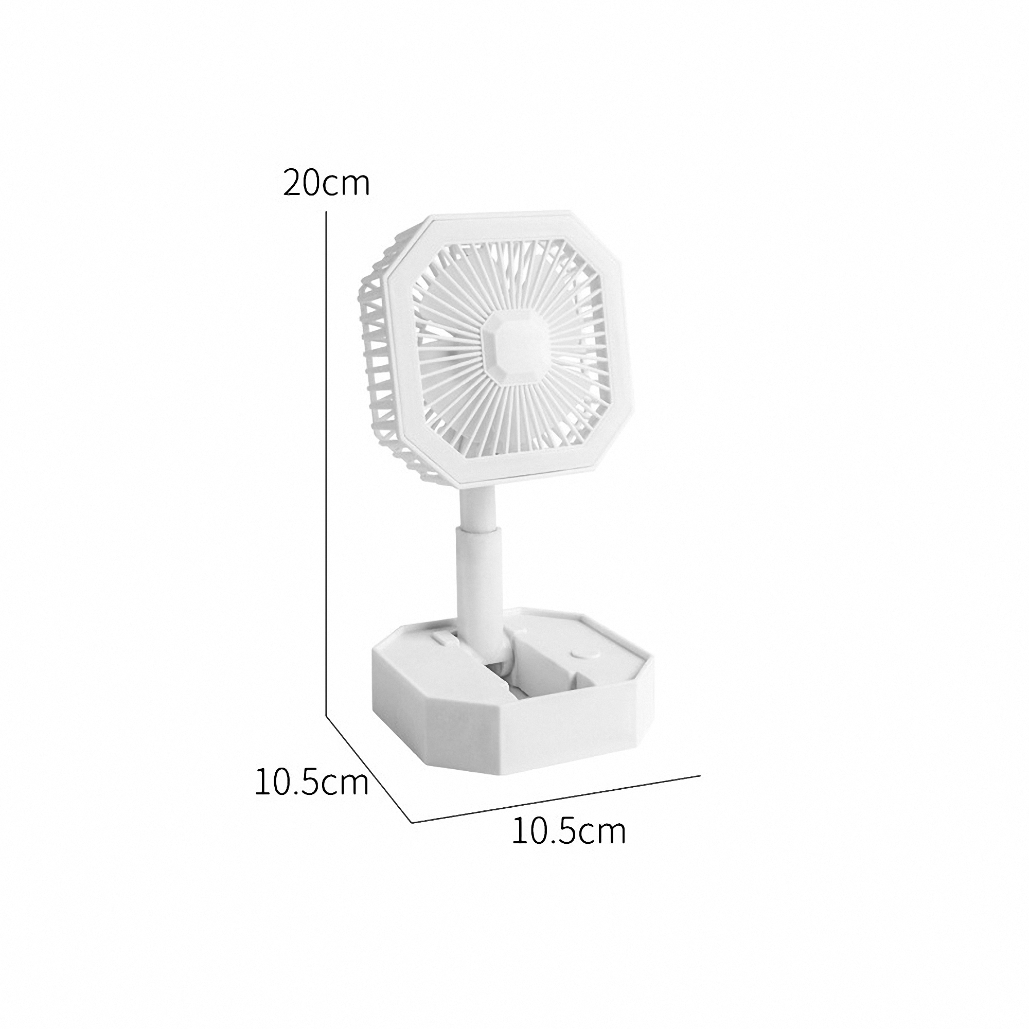 Portable Foldable LED Desk Fan 5