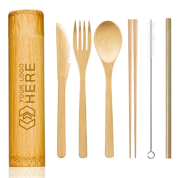 Eco-Friendly Bamboo Utensils Cutlery Set 1