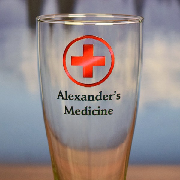 Grand Pilsner Glasses with Print 3