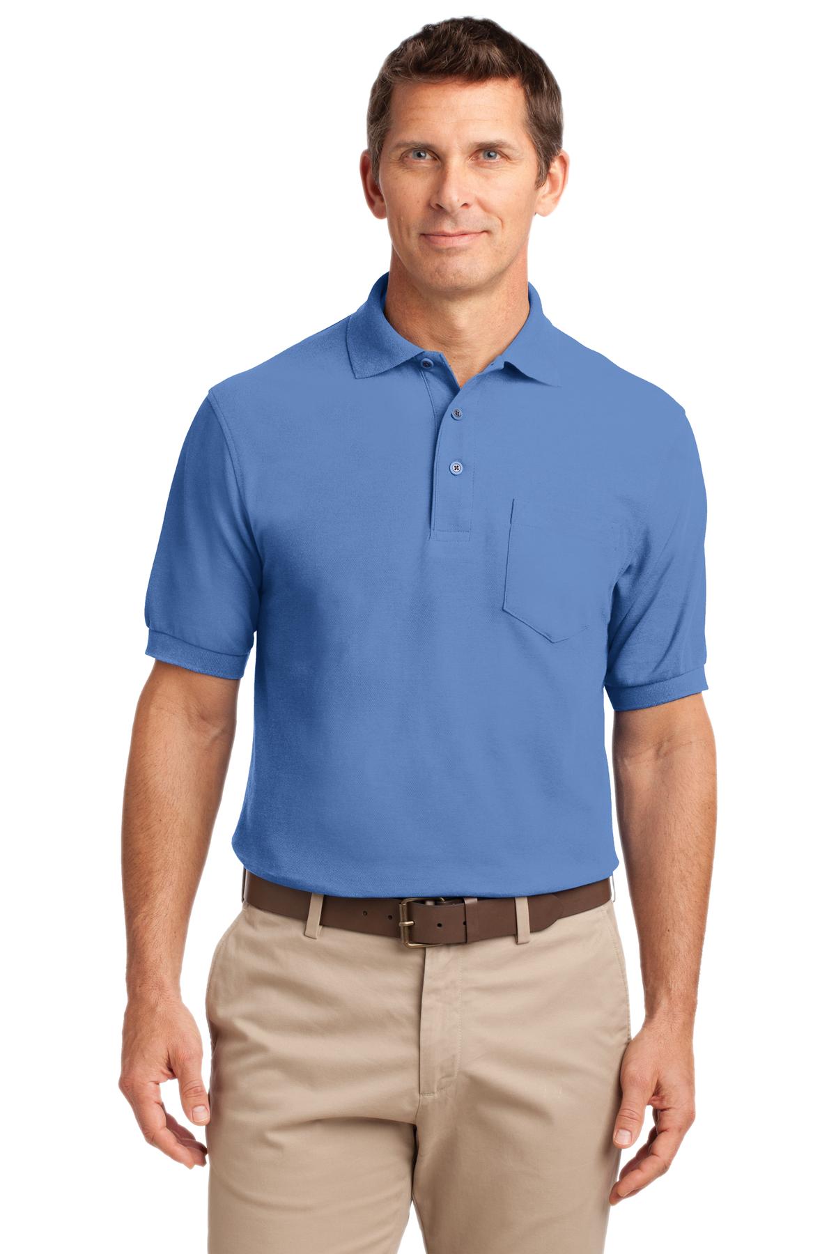Port Authority Tall Silk Touch Polo with Pocket. TLK500P 65