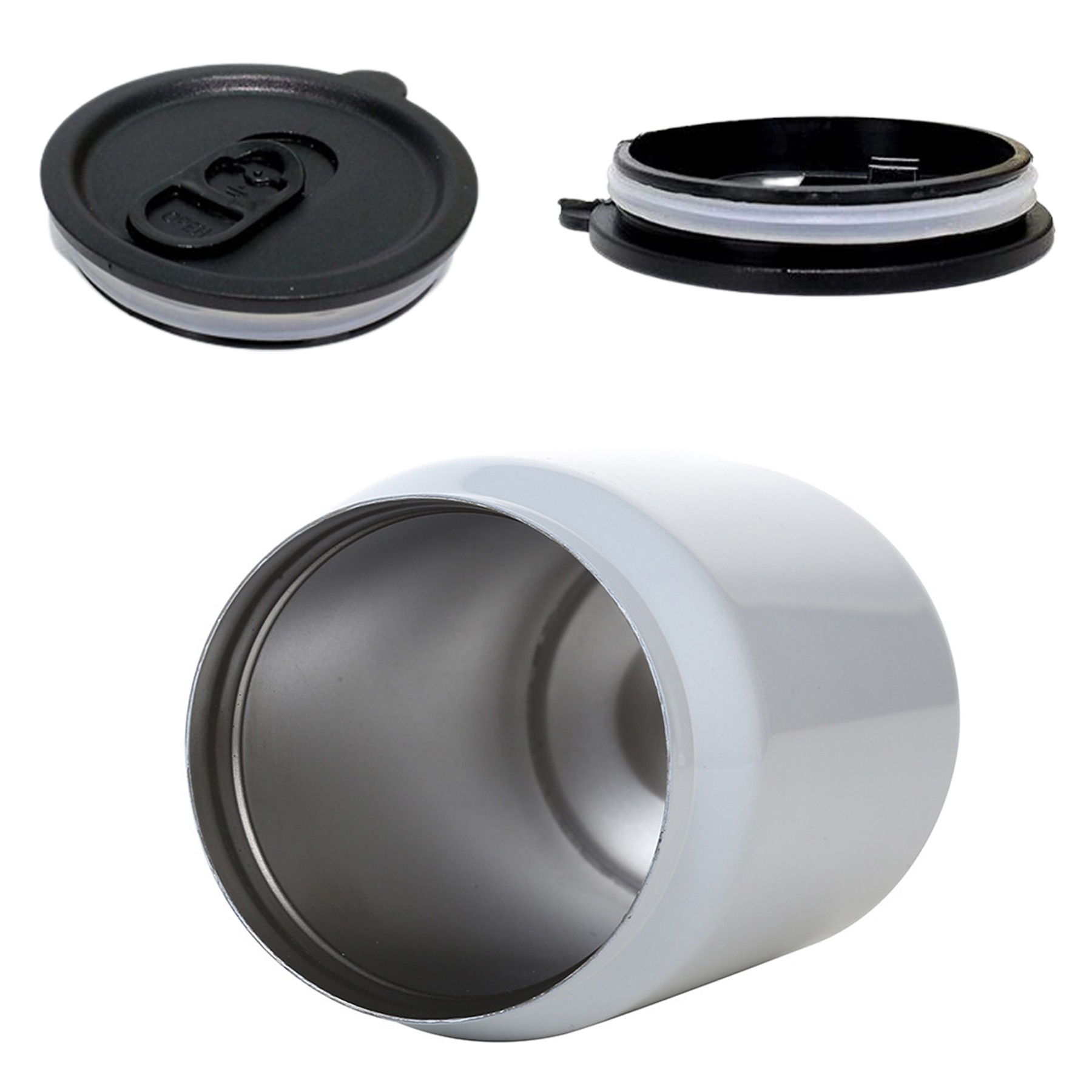 Coke Aluminum Cup With Lid 4