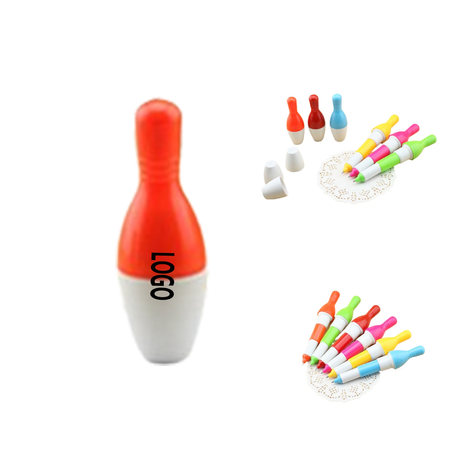 Bowling Retractable Ballpoint Pen