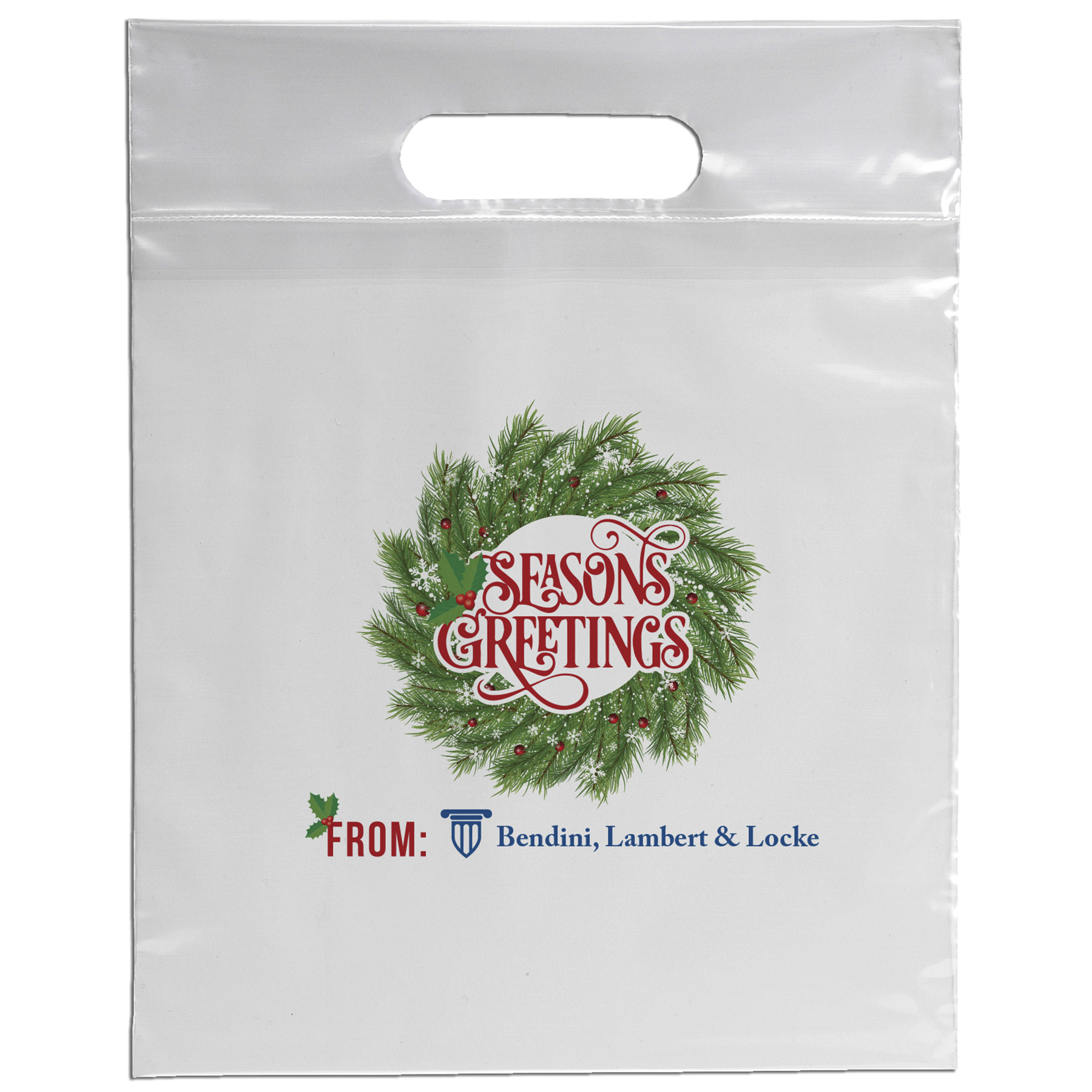Die Cut Handle Bag - 9 1/2W x 12H - Dynamic Color 4