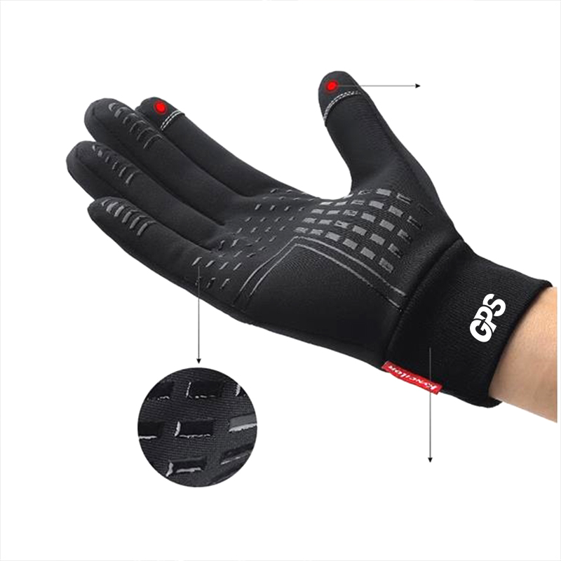 9 7/8 " Full Finger Non-Slip Touch Screen Sport Glove 5
