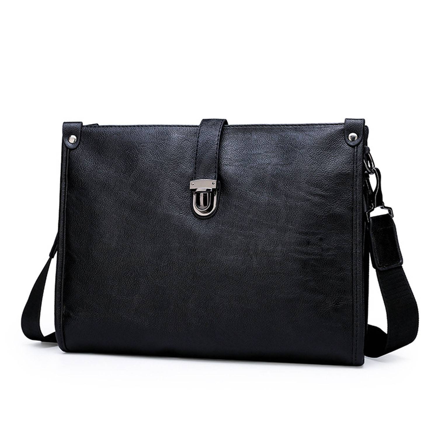 PU Men's Business Cowhide High Quality Shoulder Bag 1
