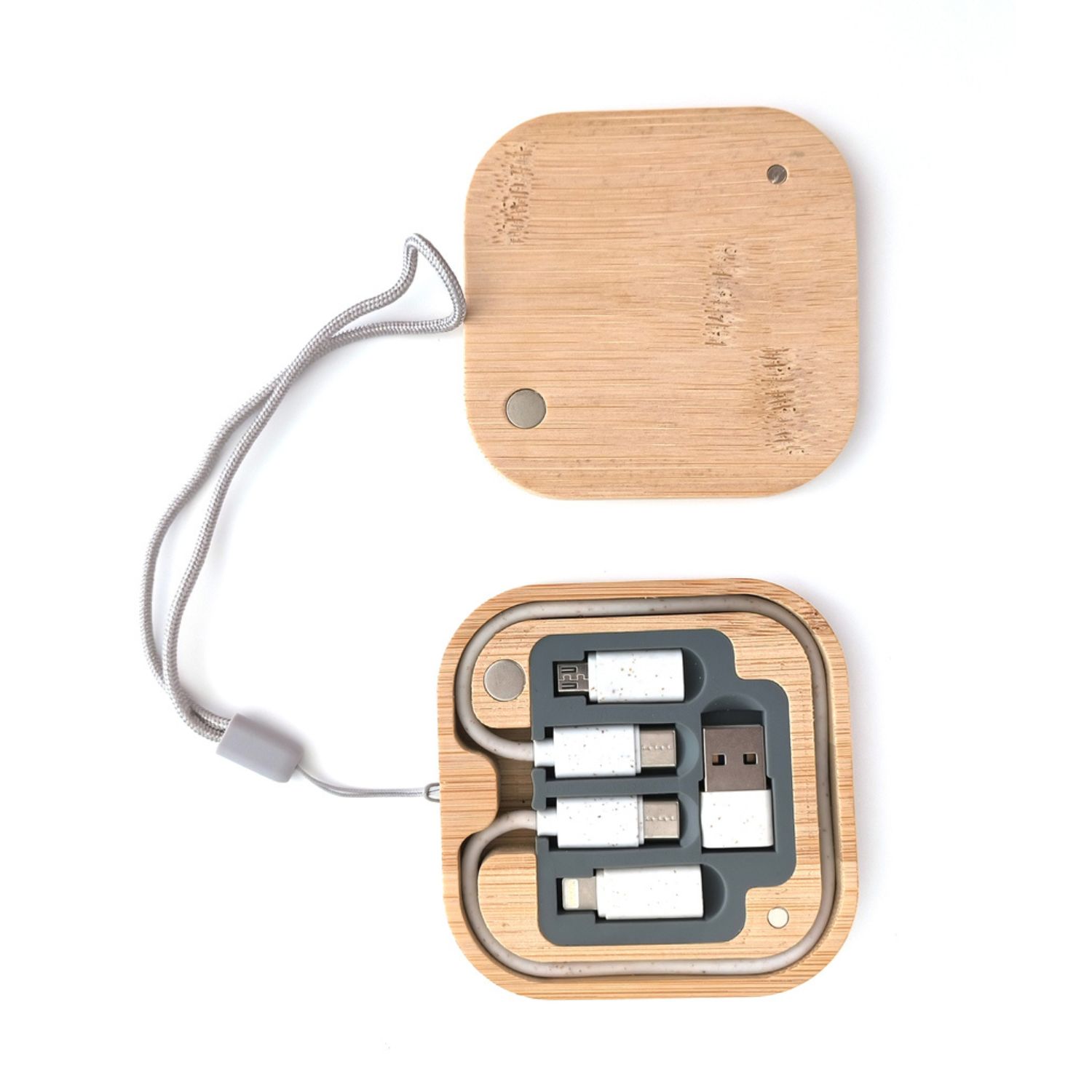 Eco Wheat Straw 5 in 1 Charging Cable Kit 5