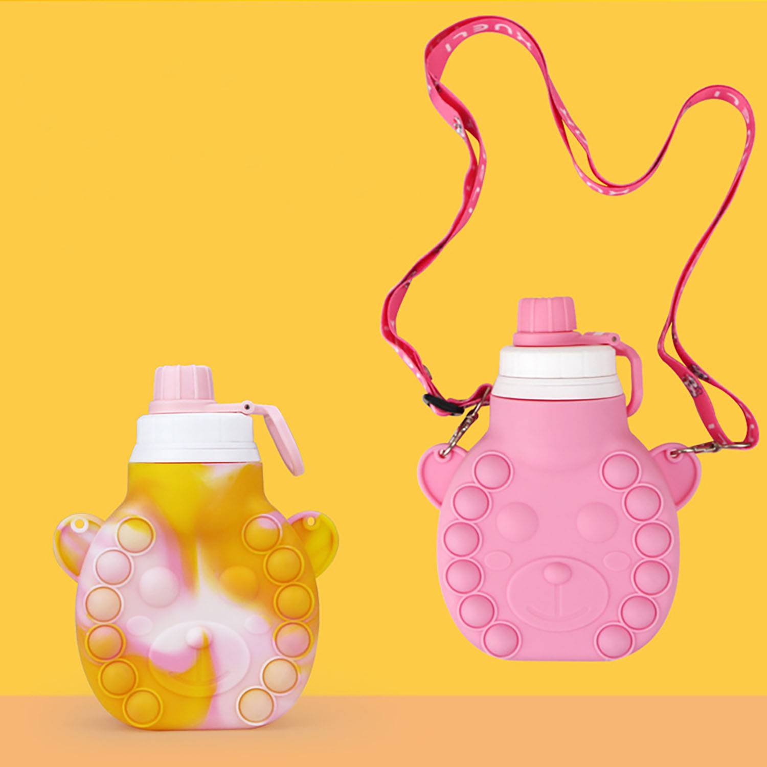 16.5oz creative silicone folding kettle 5