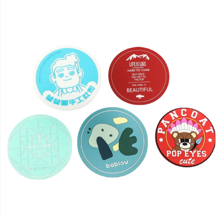 Silicone Gripper Pads Non-Slip Jar Opener Round Coaster 6