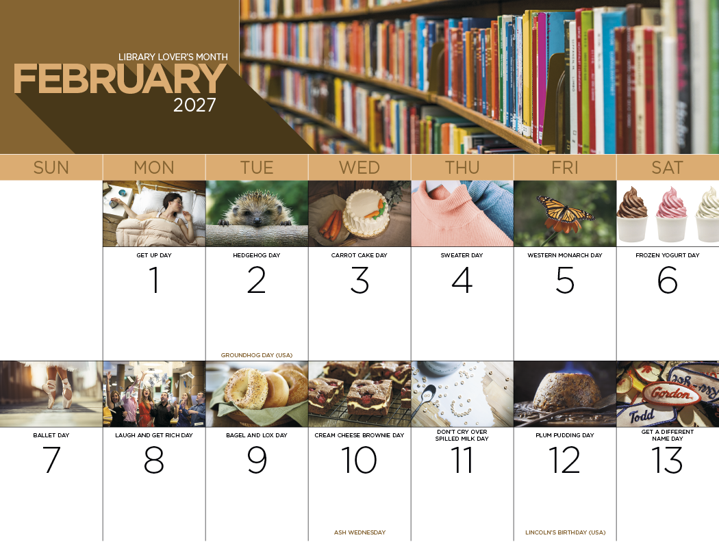 Good Value™ National Day - Spiral Calendar 44