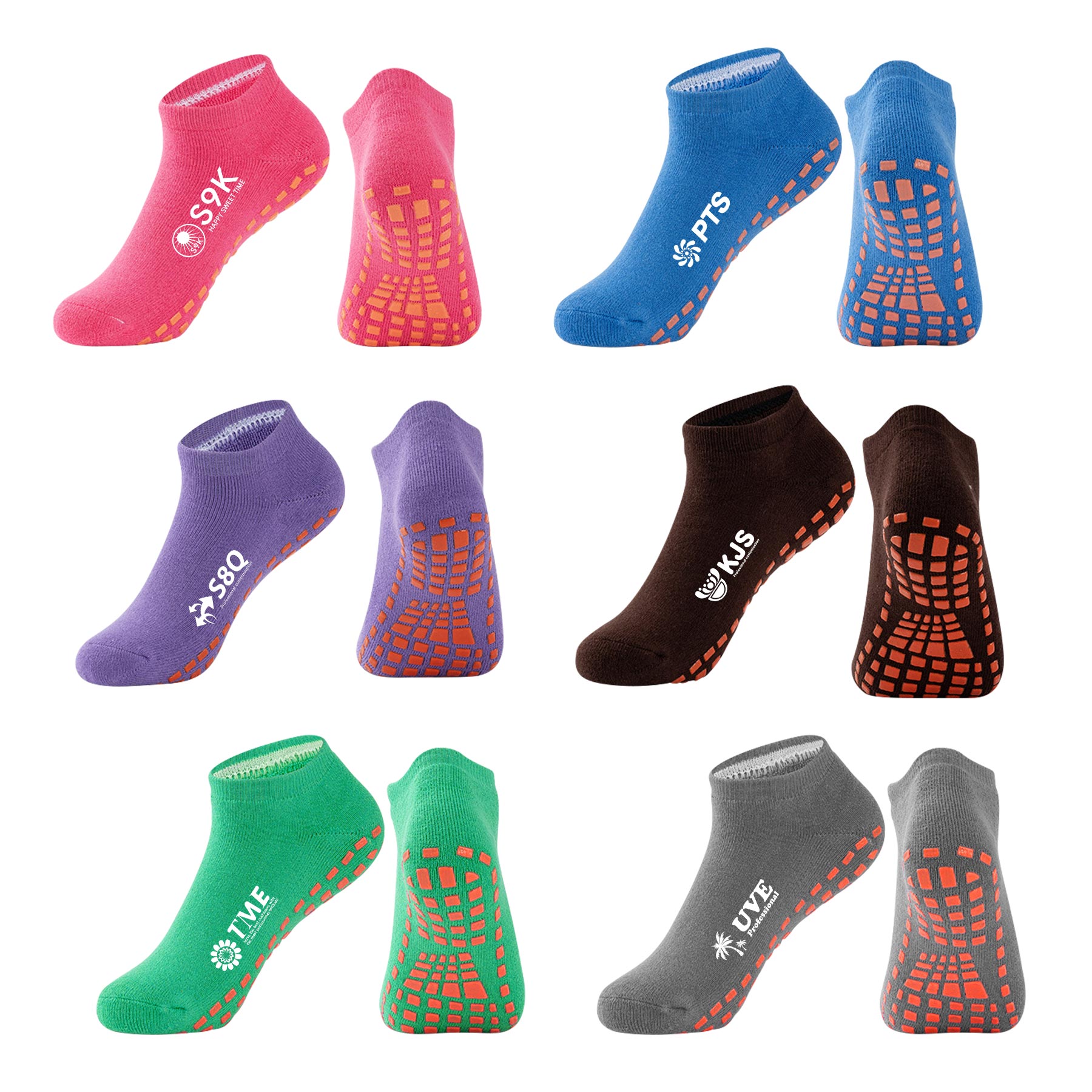 Non-slip Yoga Socks With Grips 2