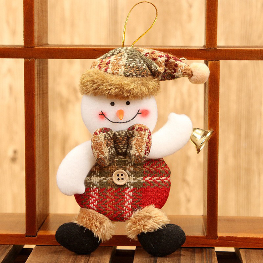 Christmas Santa Claus Bell Doll Pendant 7