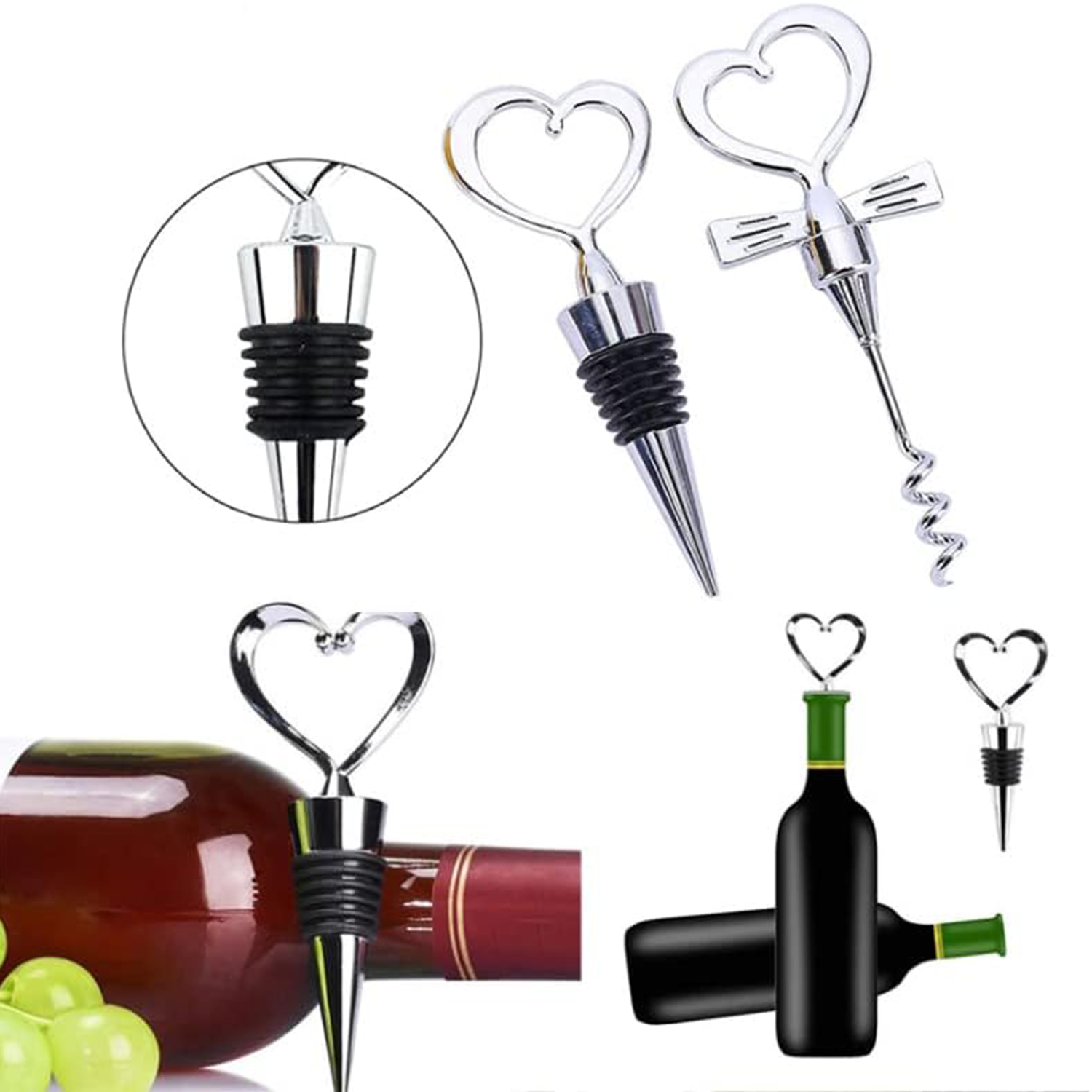 Wine Opener Wine-Stoper Tool Set 5