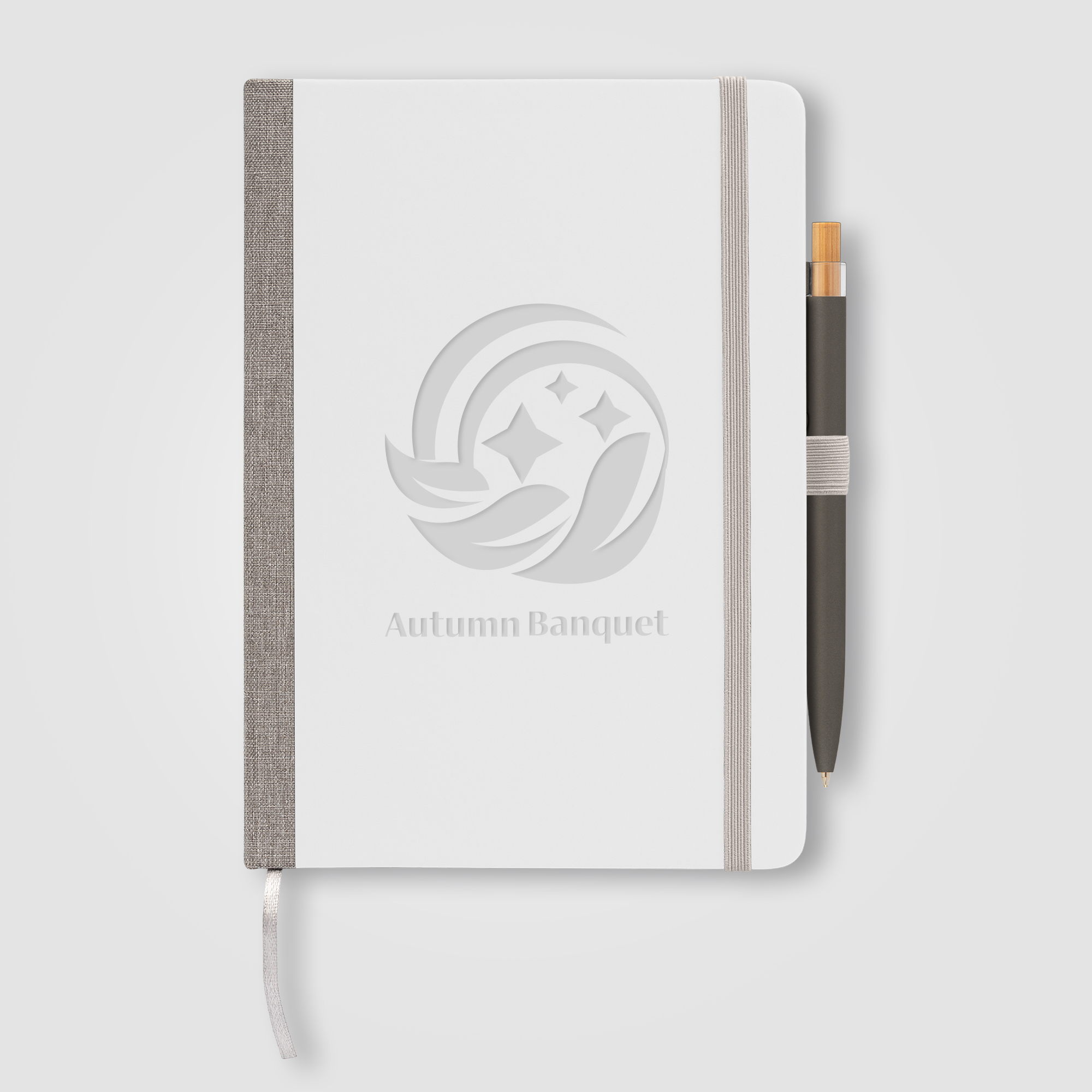 Steinbeck Recycled Hard Cover Journal & Pen Set - A5 5.9" x 8.3" 9