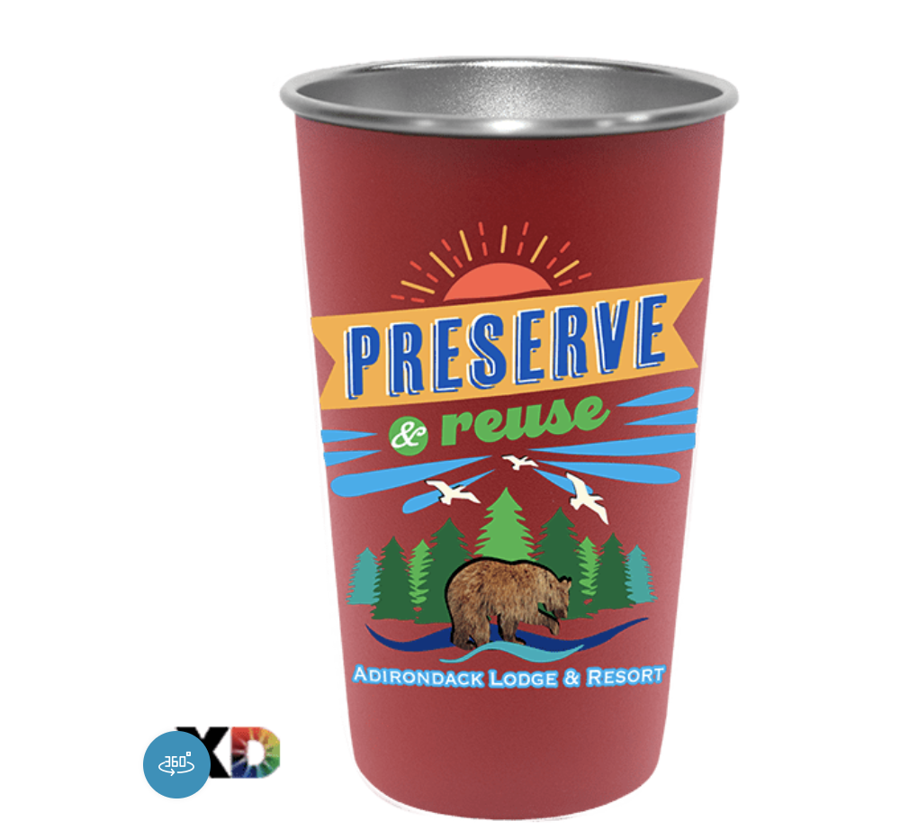 16 Oz. Single Wall Pint Tumbler 8