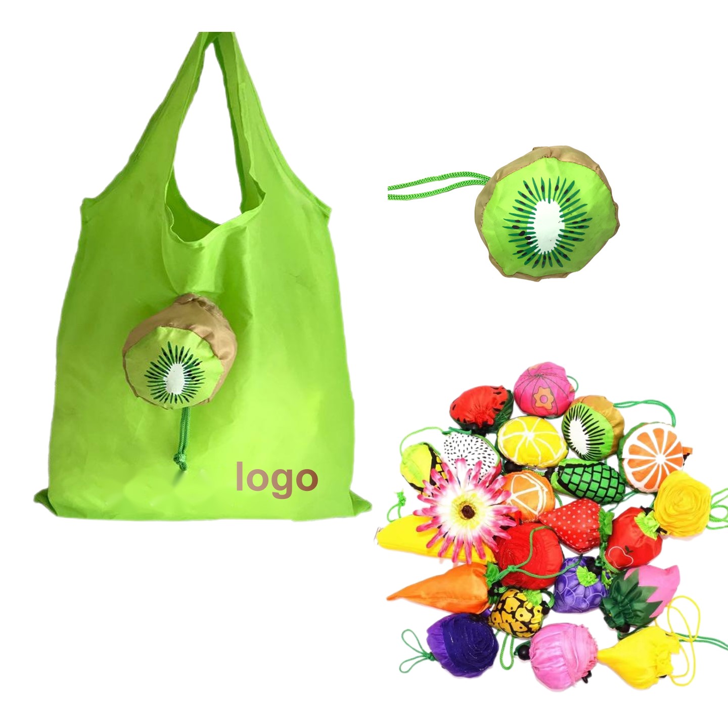 Fruit Shape Shopping Bag, custom tote bag with logo imprint 3