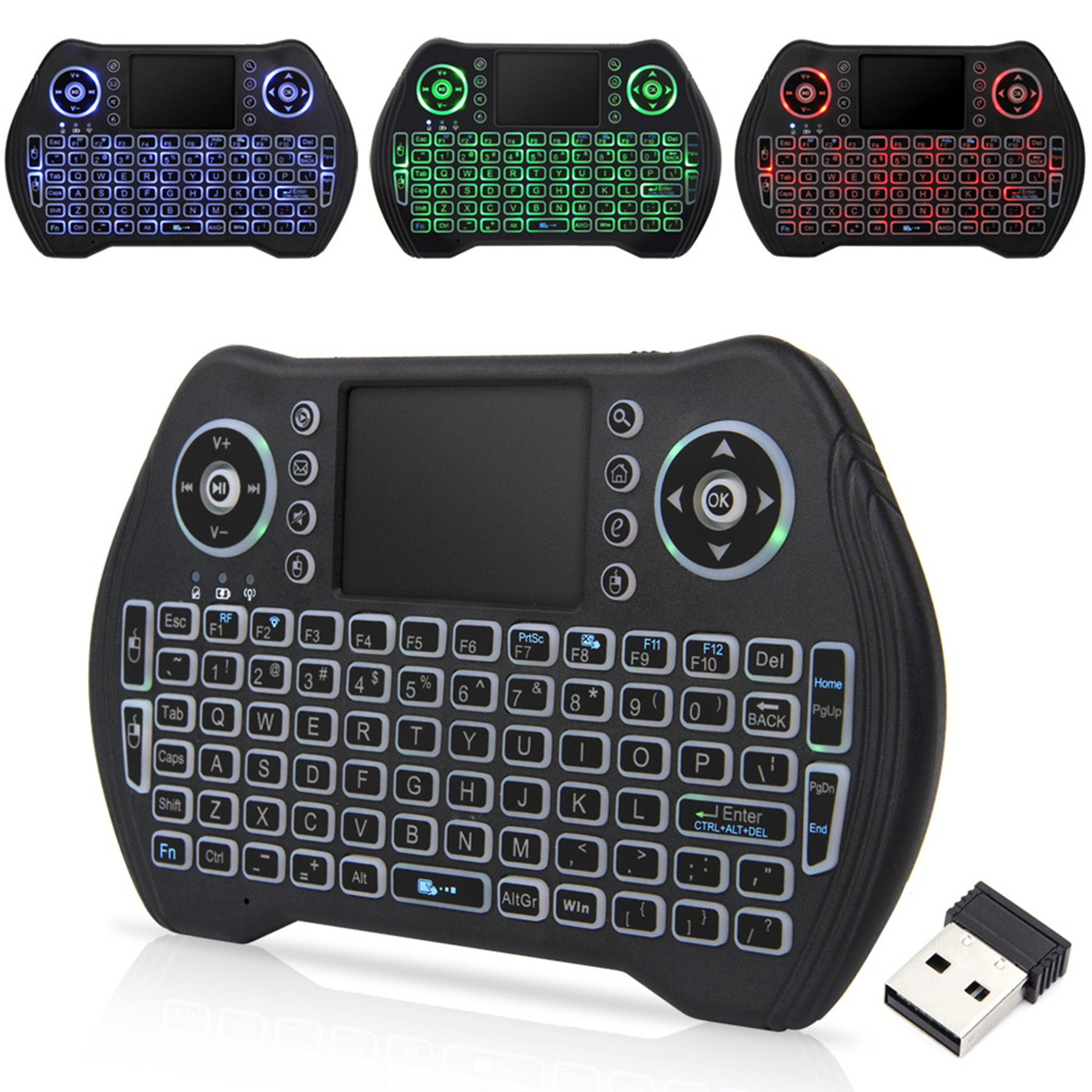 2.4Ghz Wireless Keyboard Remote Control 4