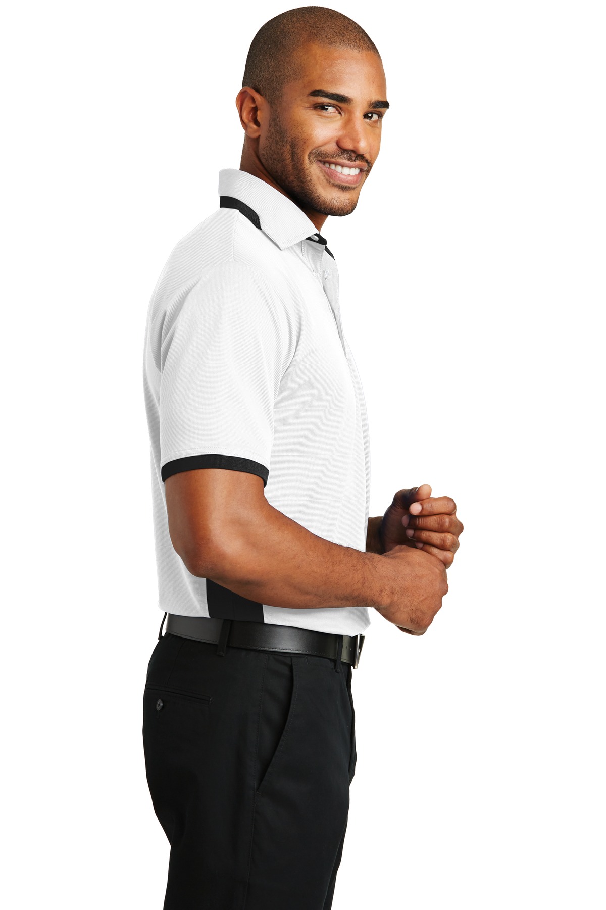 Port Authority Dry Zone Colorblock Ottoman Polo. K524 36