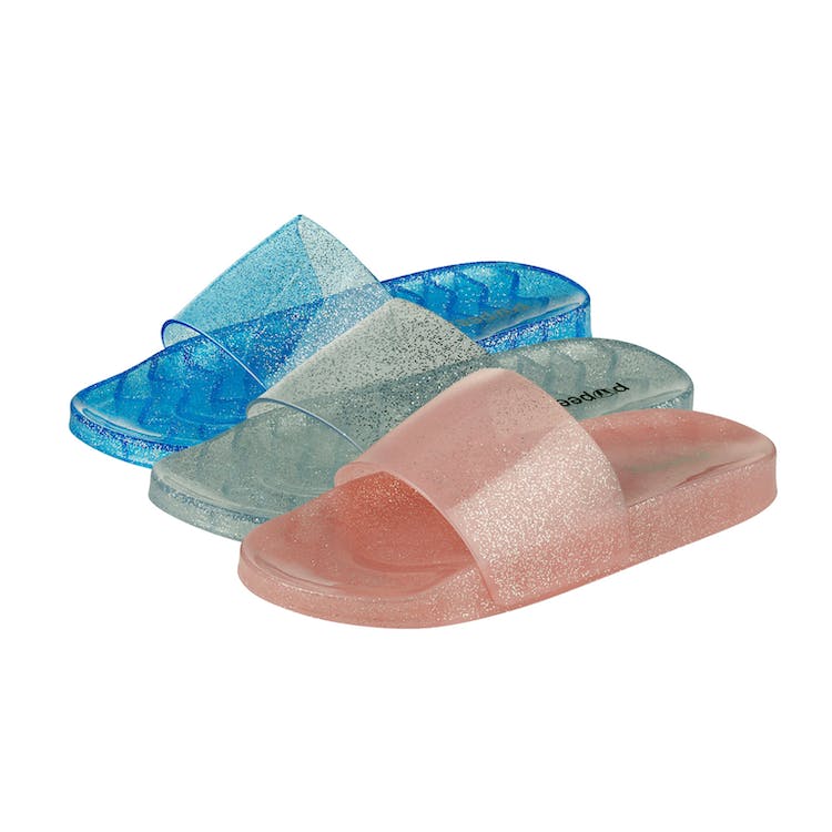 Girls' Open Toe Jelly Slides - Sizes 11-3 Age 4-8 Years 2