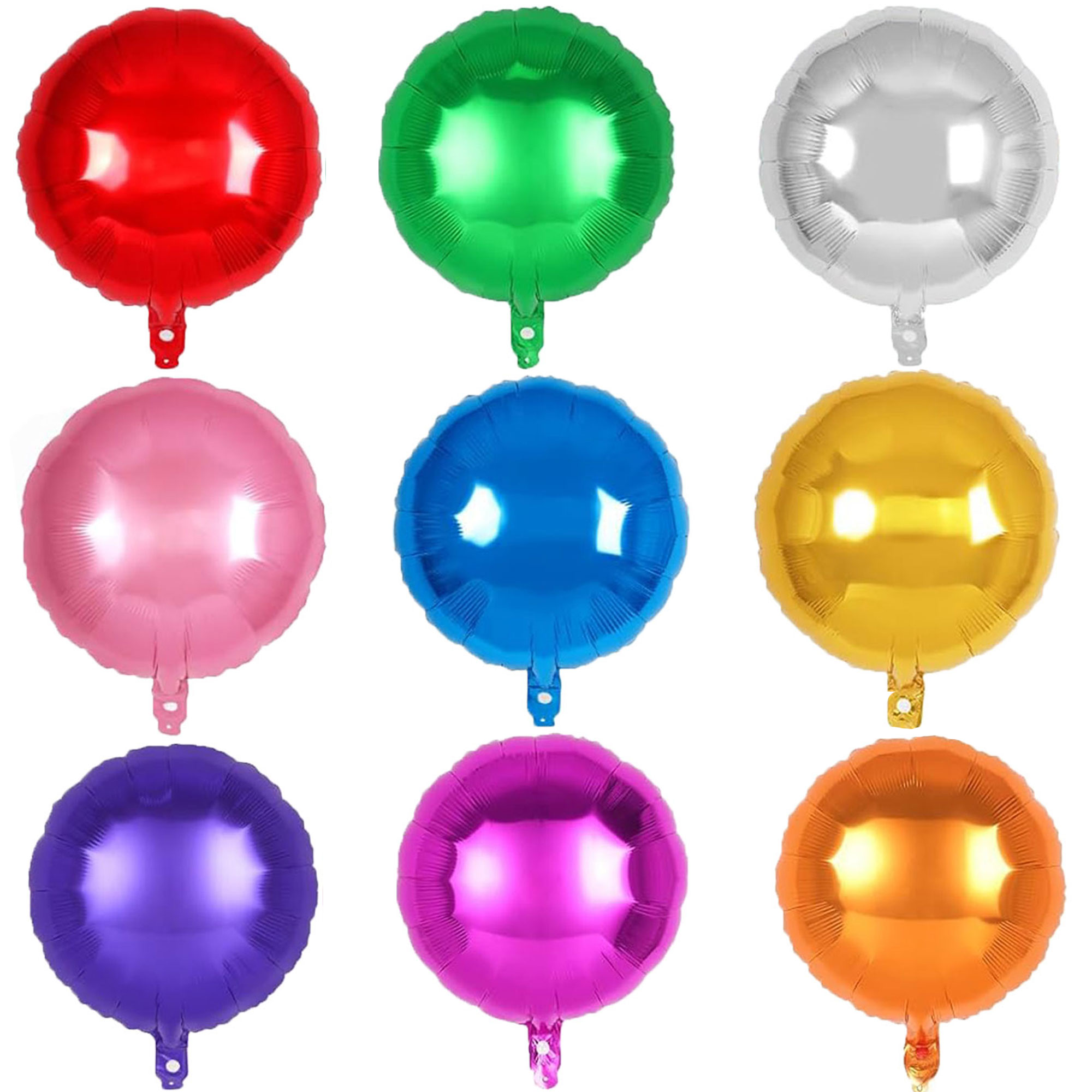 18 Inch Colored Aluminum Foil Balloons 3