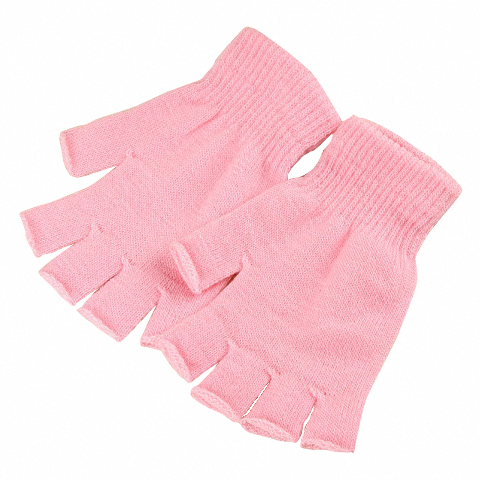 Unisex Fingerless Knit Gloves for Adults 4