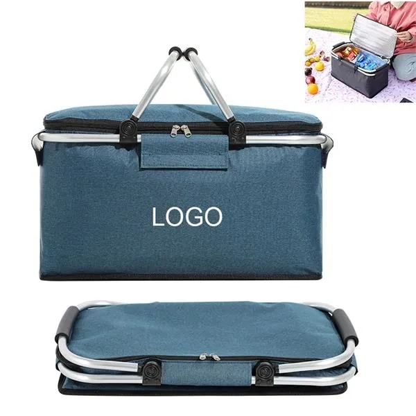 Foldable Insulation Picnic Bag Cooler Storage 1