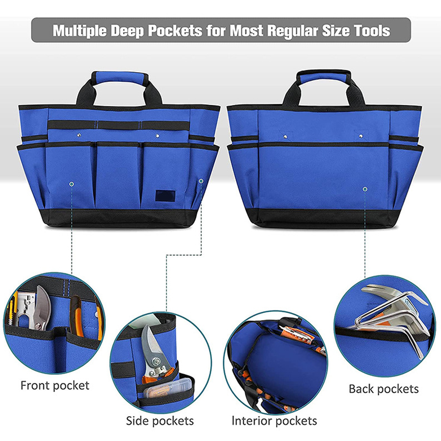 Blue Garden Pruning Tool Storage Bag 4