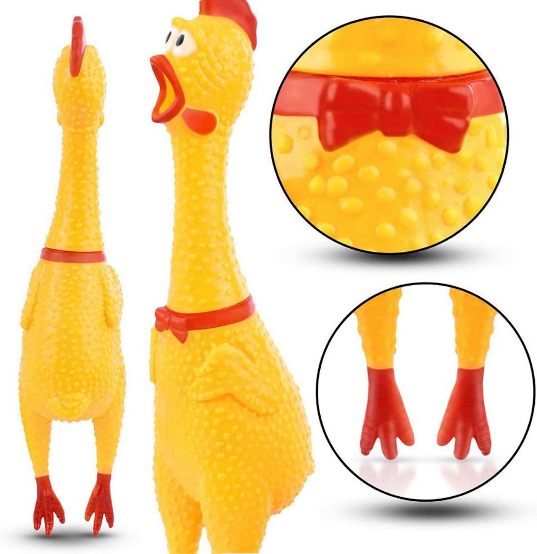 SqueezeyRubber chicken toy 2