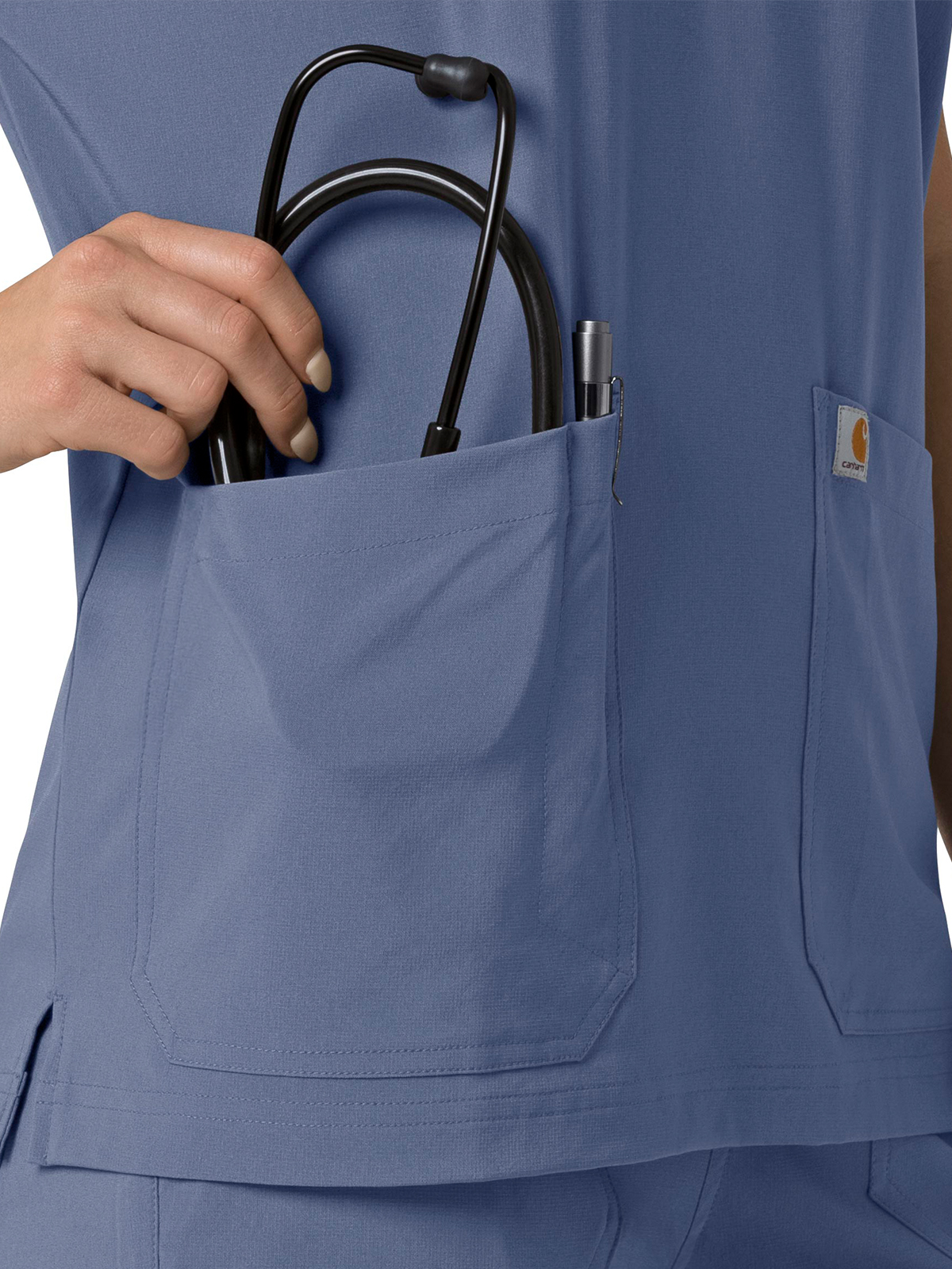 Carhartt Scrubs - Force Cross-Flex - Women's Four-Pocket Oversized Top 35