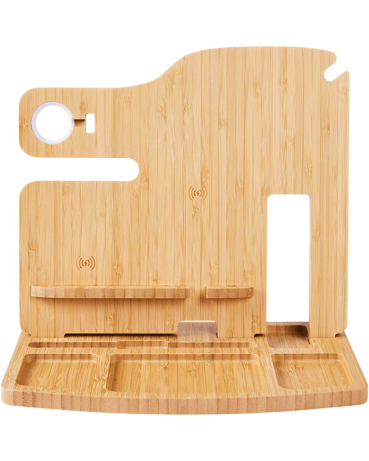 Portia Bamboo Charging Valet Station 2