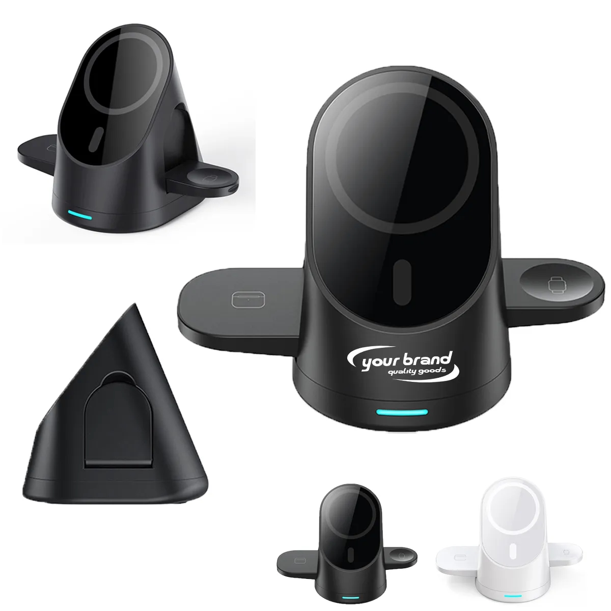 3in1 Wireless Charging Station Multiple Devices Fast Charger 4