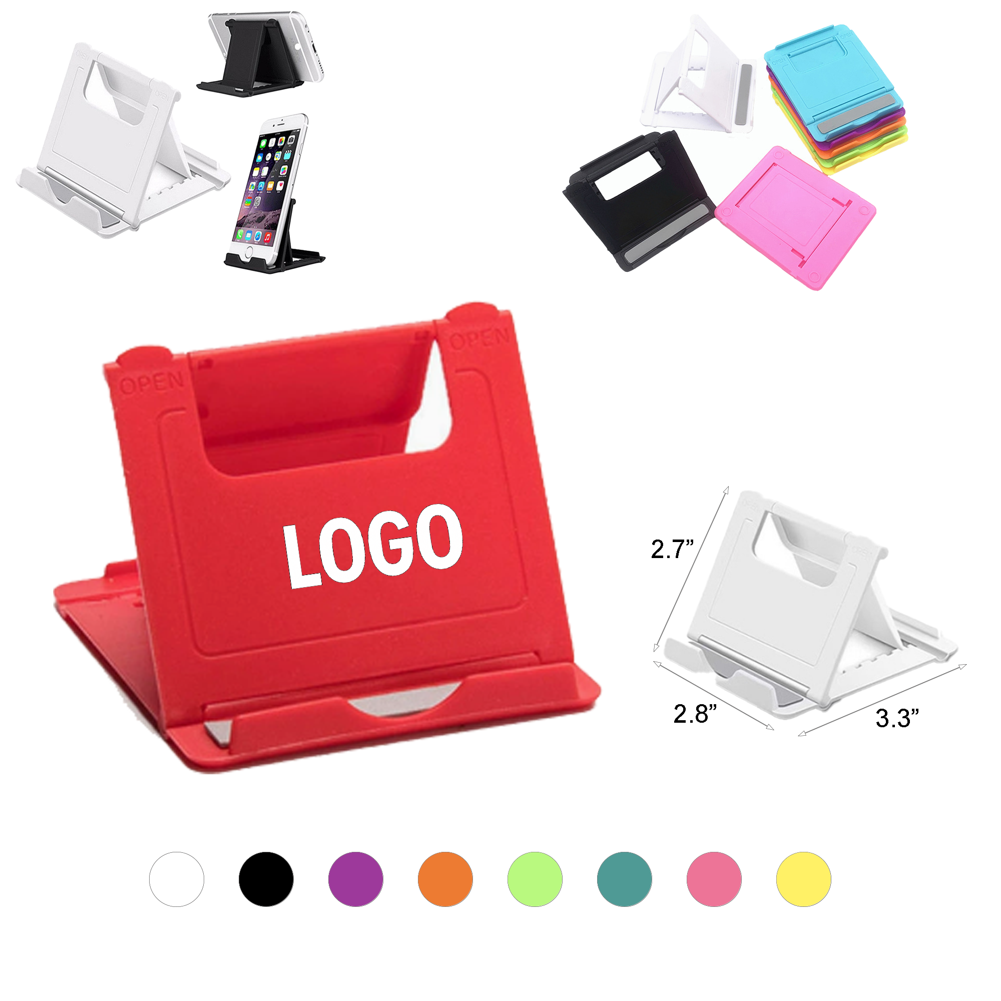 Portable Adjustable Phone Tablet Desk Holder 2