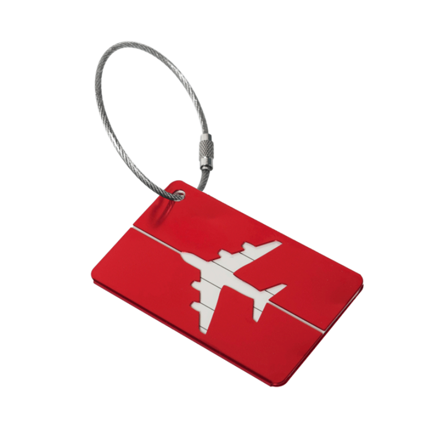 Aluminum Airplane Pattern Tag for Travel Suitcase 9
