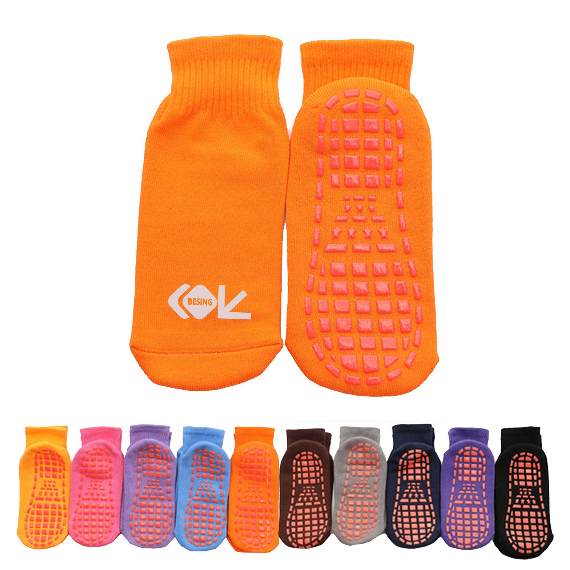 Anti Skid Women Socks Non Slip Yoga Grips Socks 2