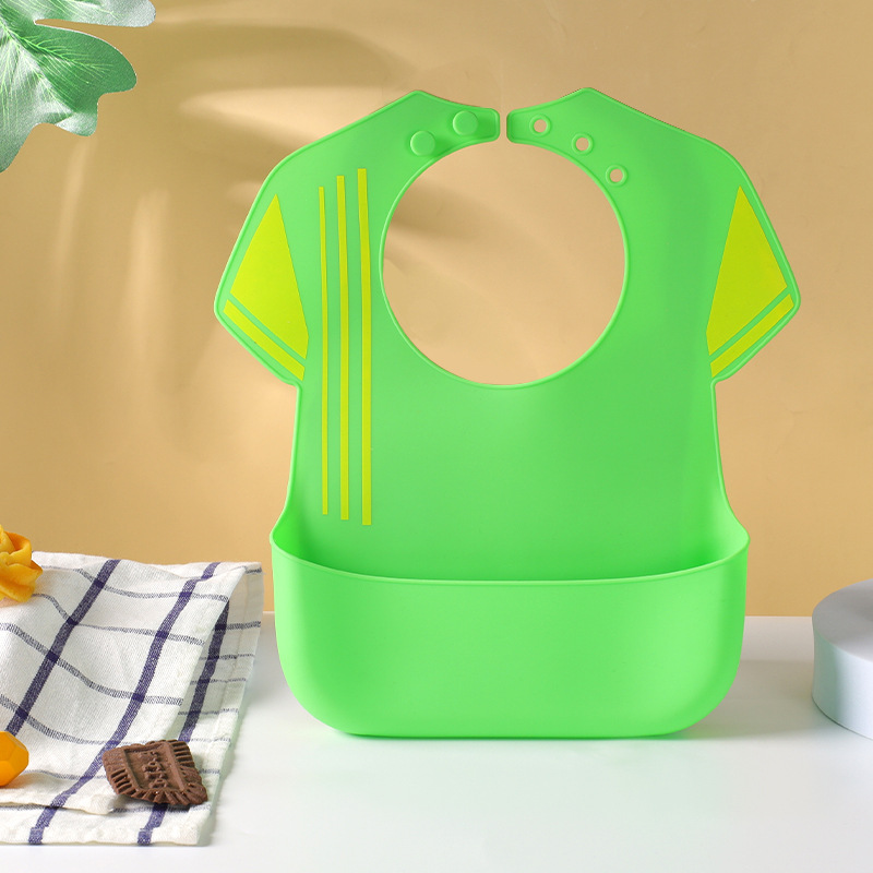 Silicone Football Jersey Baby Bib 4