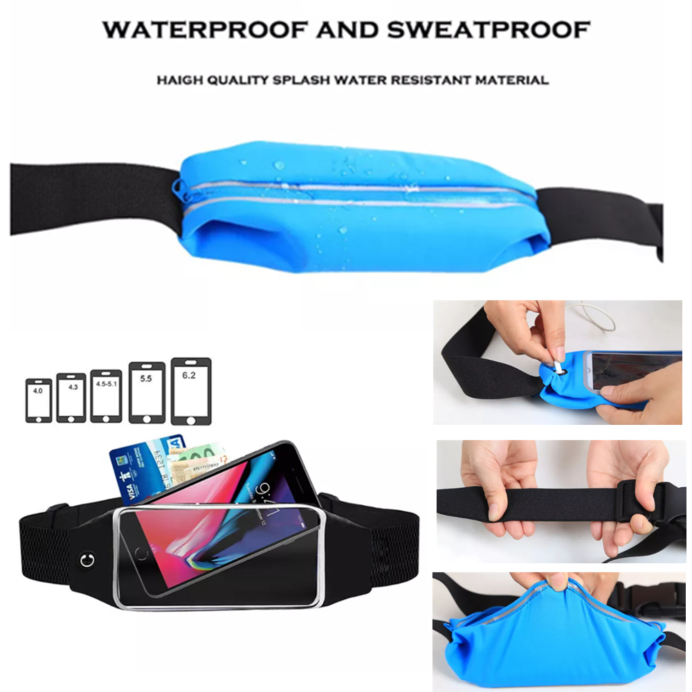 Reflective Outdoor Touch Screen Waist Bag Fanny Pack 1