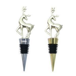 Charming Deer Wine Stopper Cork for Nature Inspired Wine Enthusiasts 1