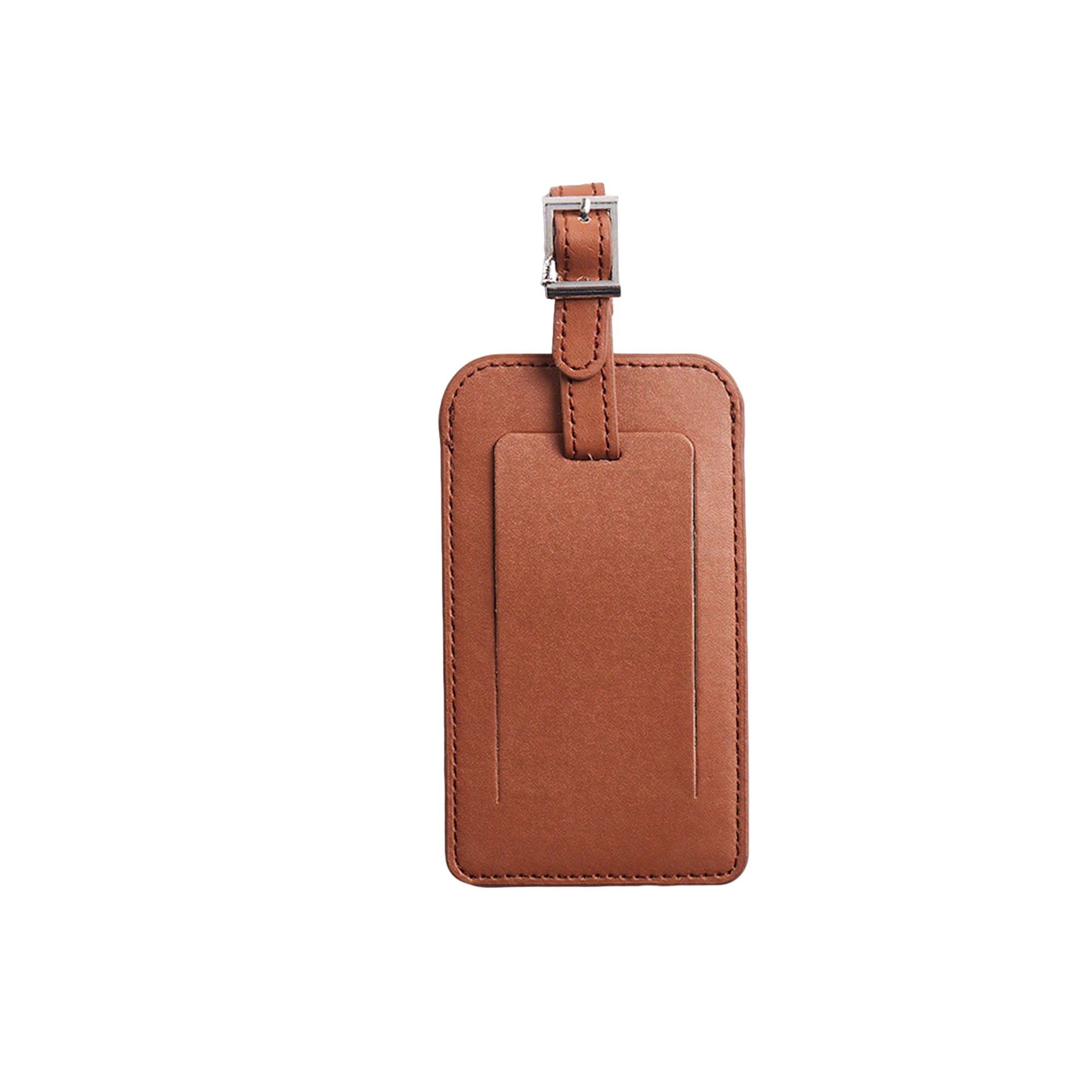 Grain Pattern Leather Travel Bag Tag 6