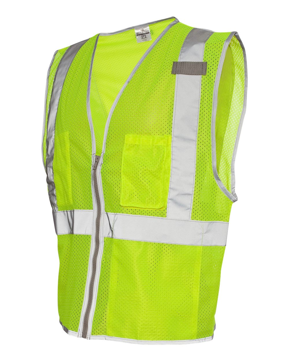 Unisex Premium Brilliant Series® Three-Pocket Zippered Mesh Vest - 1507 4