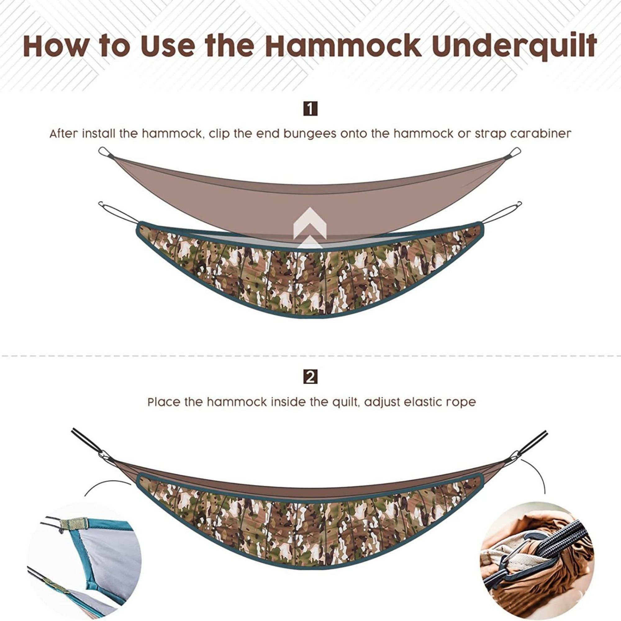 Comfortable Fabric Hammock With Tree Straps 2