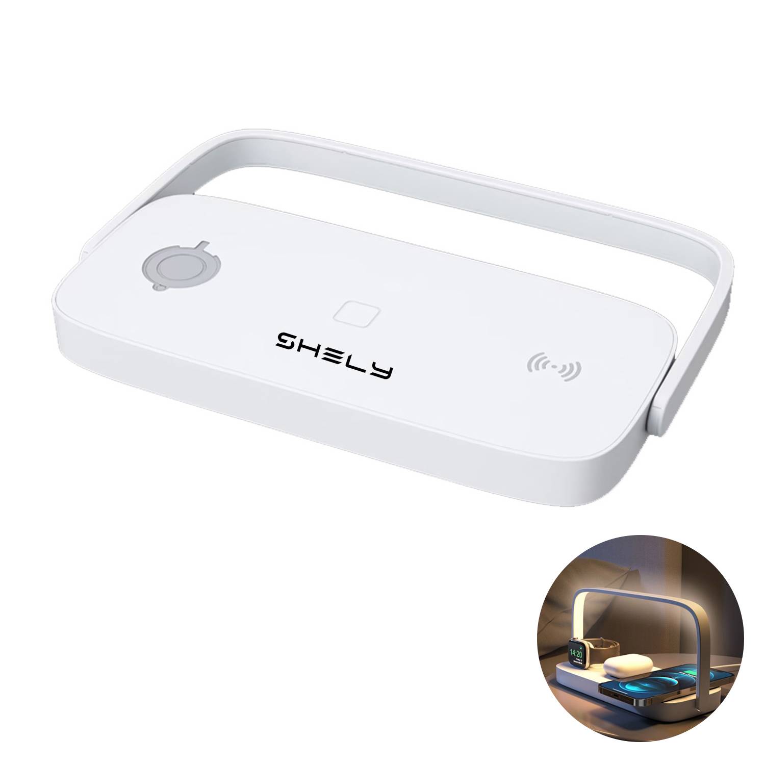 3 In 1 18W Foldable Wireless Fast Charger With Night Light 2