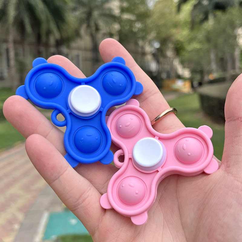 Popper Fidget Finger Spinner keychain 17