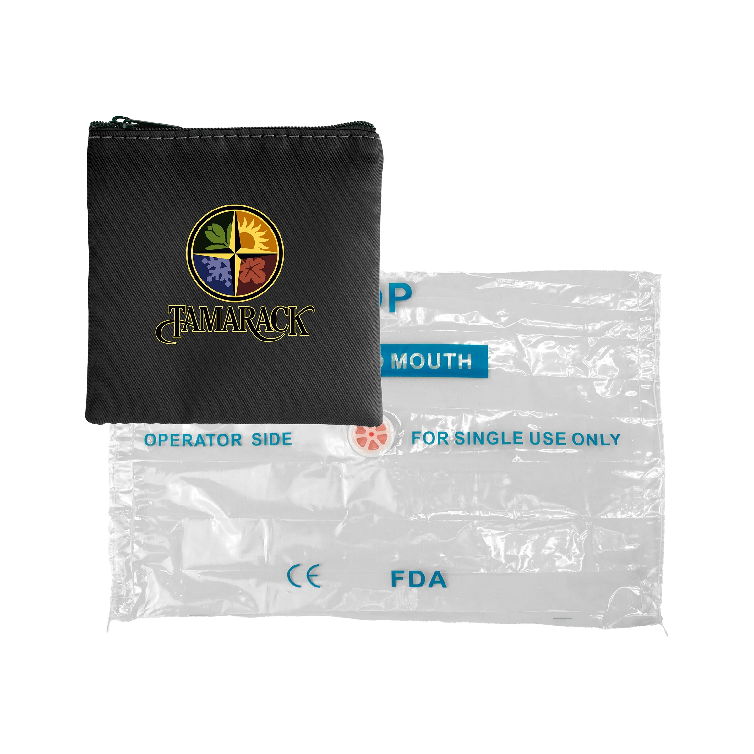 Colorful RPET CPR Face Shield Set 8