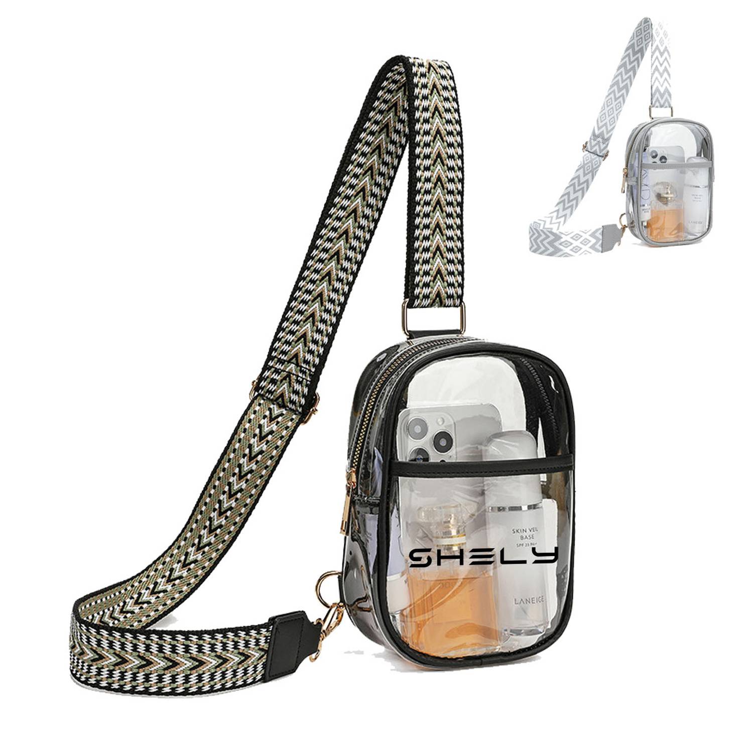 TPU waterproof Outdoor Clear Sling Bag 11