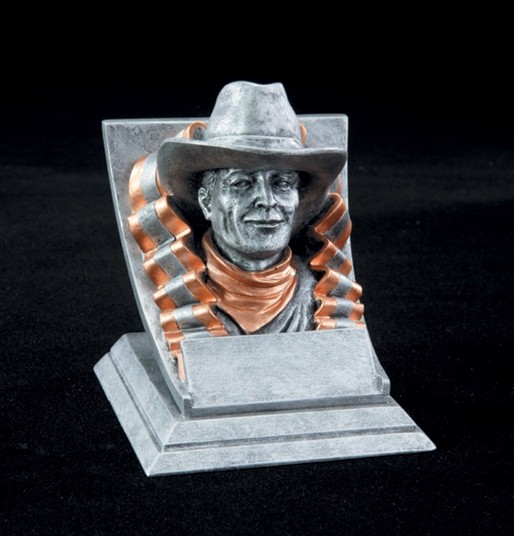Cowboy Spirit Mascot Resin 1