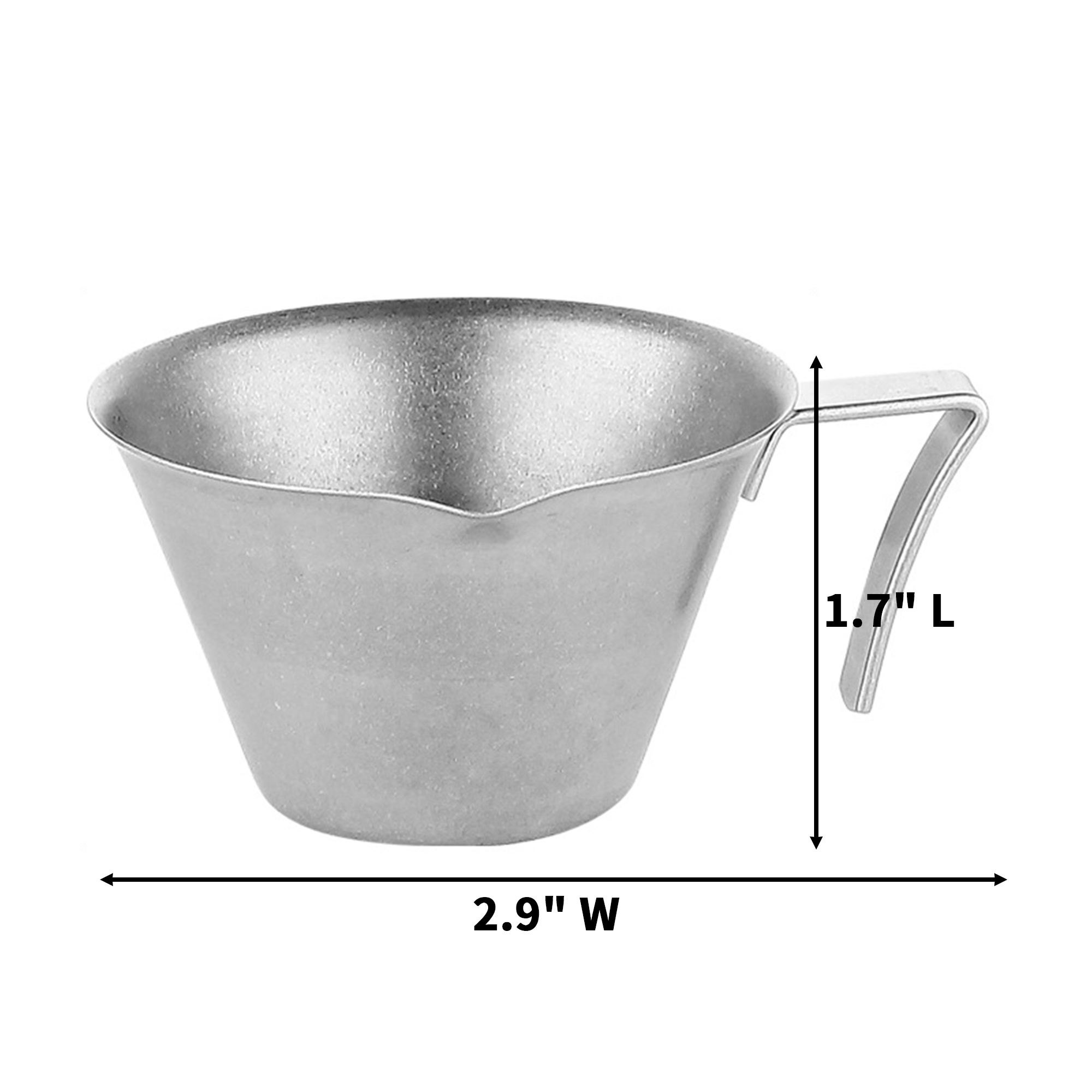 Stainless Steel Espresso Measuring Cup With Scale 3.4oz 6
