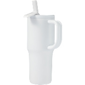 Alpine 30oz Vac Insul Mug w/protective straw cover 113