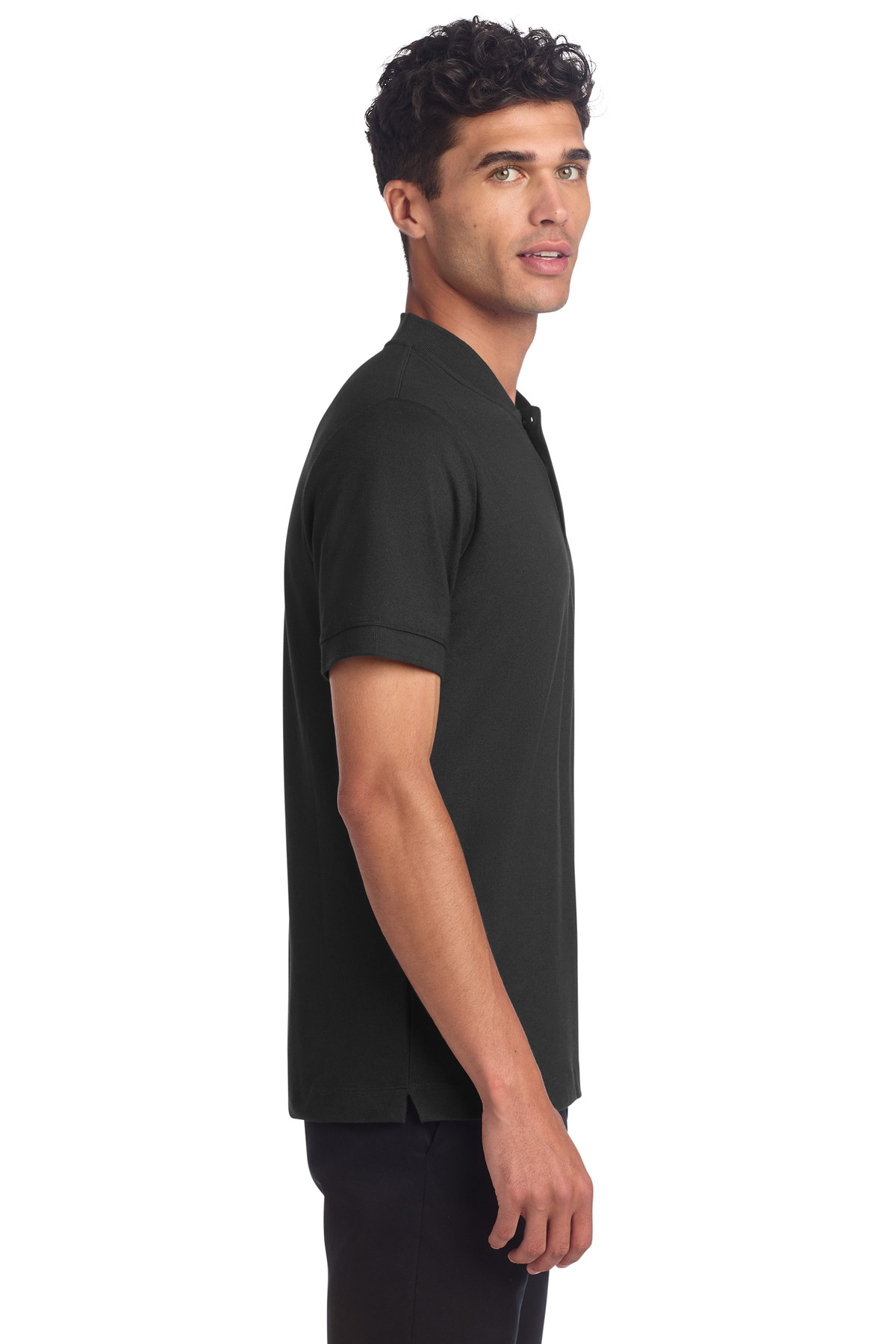 Mercer+Mettle Stretch Pique Henley MM1008 12