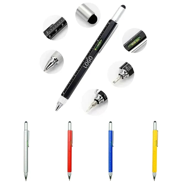 Six-In-One Multi-Functional Tool Pen 2
