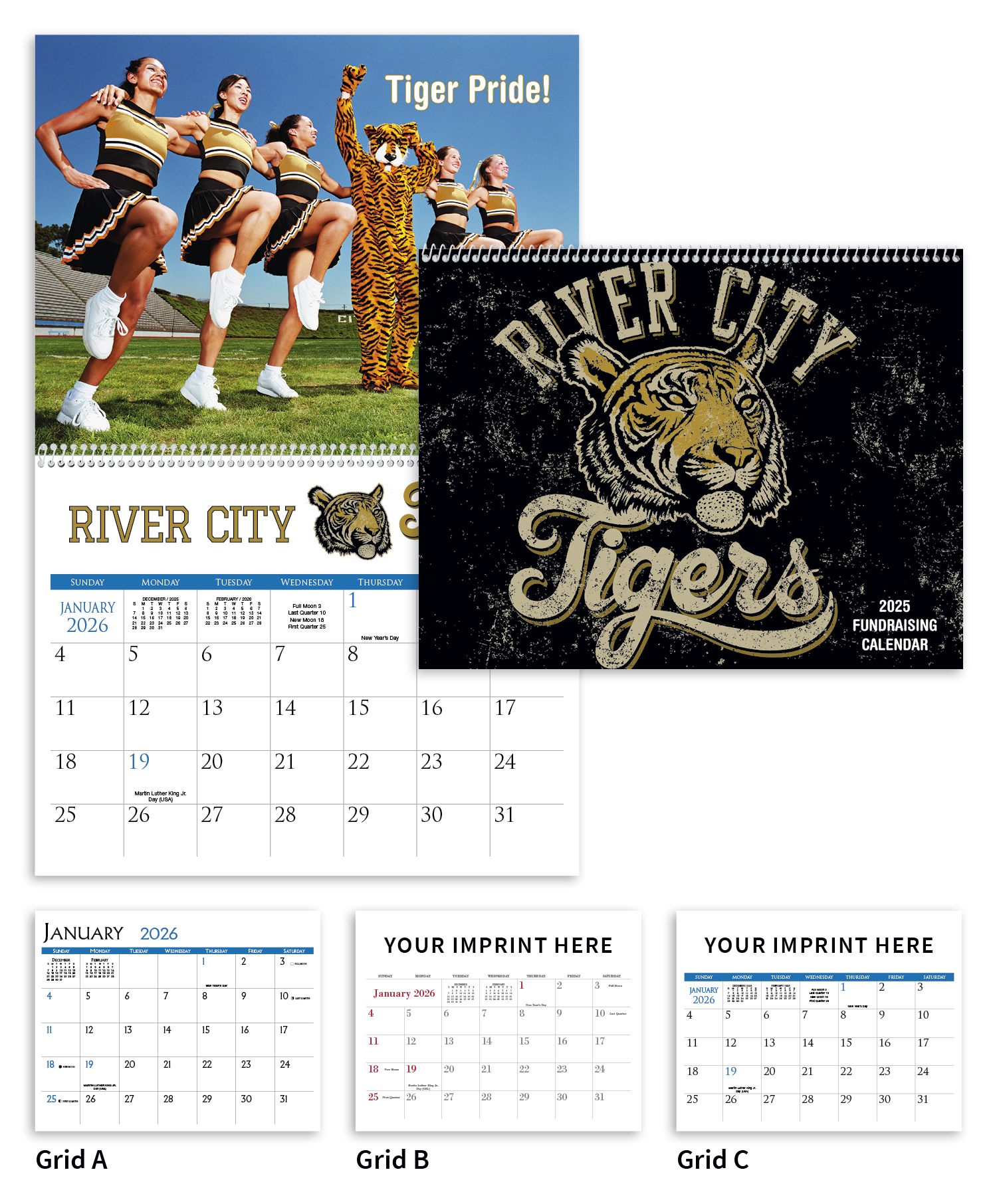 Triumph® Calendars Small Quantity Custom - Spiral Calendar 24